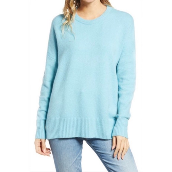 TREASURE & BOND NEW Oversize Crewneck Pullover in Blue Milky - Picture 7 of 8